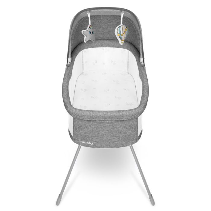 Кроватка Lionelo приставне Malin Grey Stone Фото 4