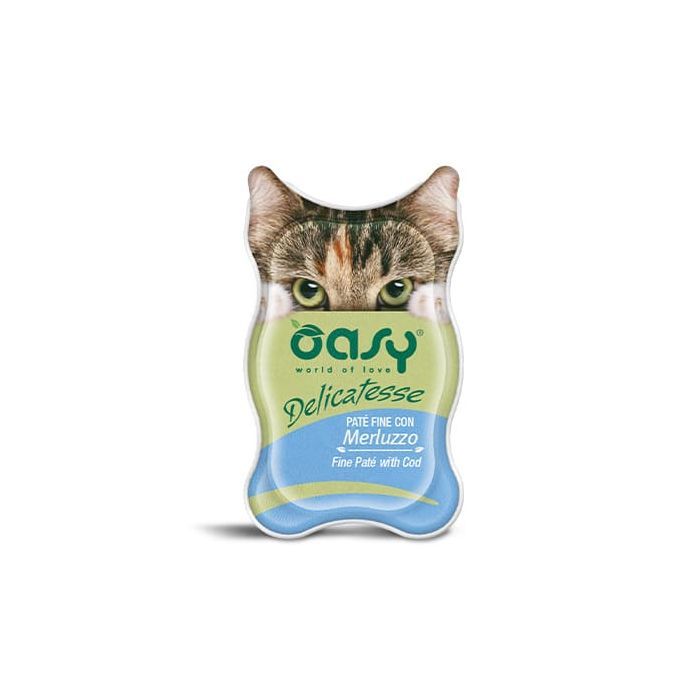 Паштет для кошек OASY Adult с треской 85 г Фото