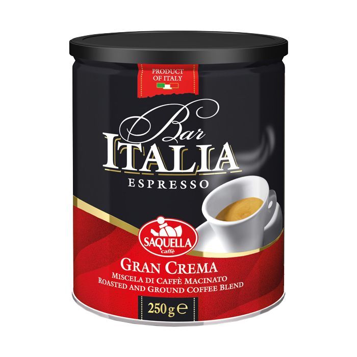 Кофе SAQUELLA Bar Italia Gran Crema молотый 250 г Фото