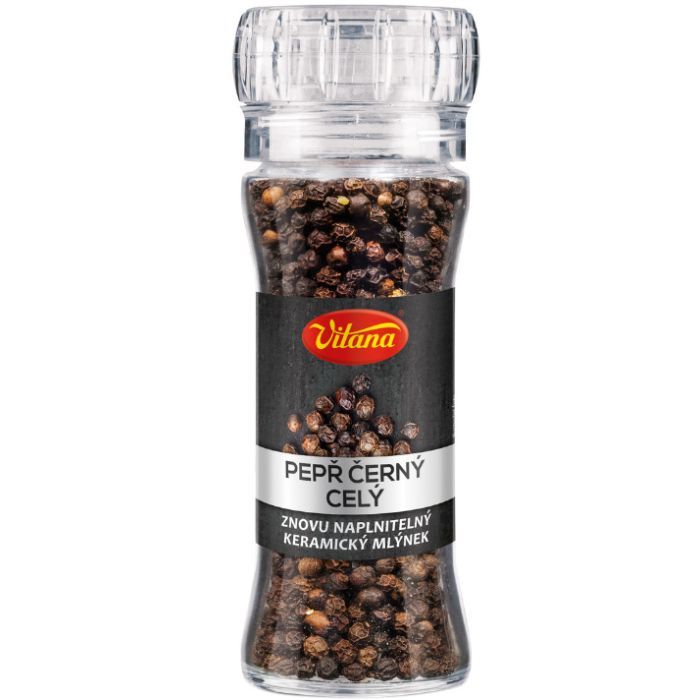 Приправа Vitana Перец черный в мельнице 65 г Фото