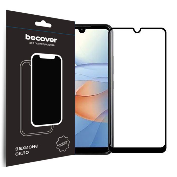 Стекло защитное BeCover ZTE Blade L220 Black Фото