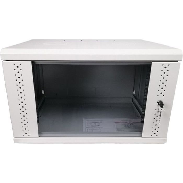 Шкаф настенный Eserver 12U 600х500х637 (Ш*Г*В), стекло Фото