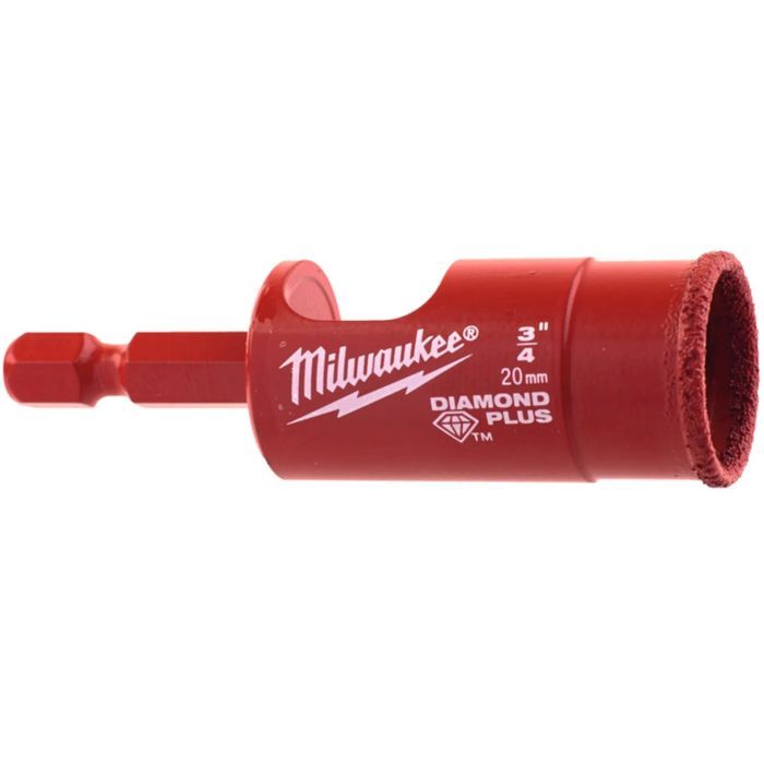 Коронка Milwaukee алмазная Diamond Plus 20мм, с хвостовиком Фото