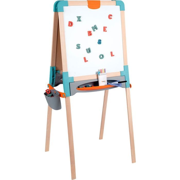 Мольберт Smoby Веселое обучение 80 аксессуаров 50х55х120 см Фото