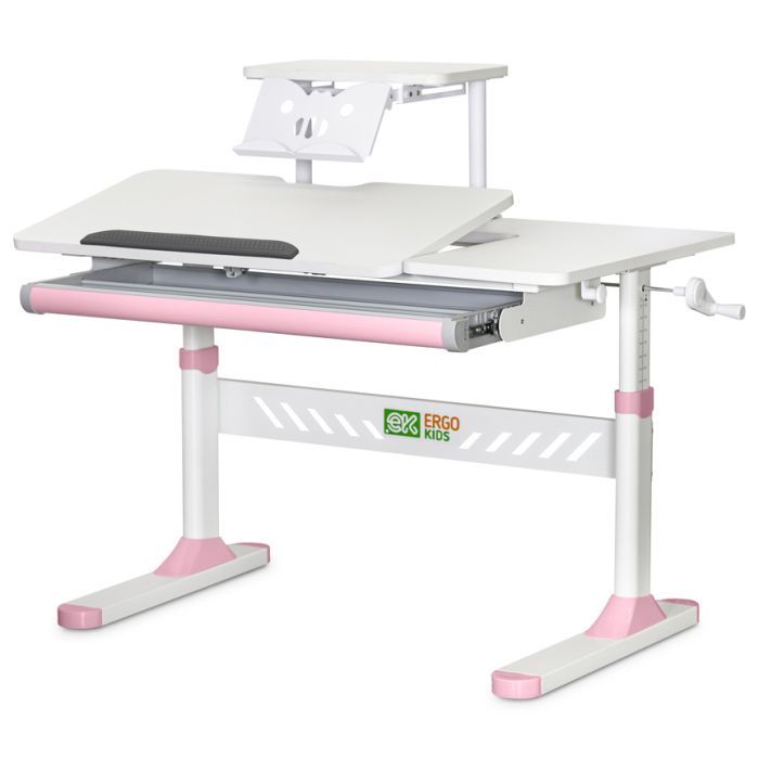 Парта ErgoKids с полкой Pink Фото