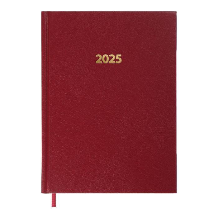 Еженедельник Buromax датированный 2025 STRONG, А5 темно-красный Фото