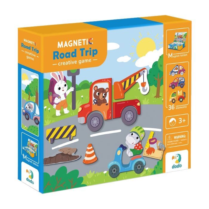 Обучающий набор DoDo Магнитная игра Дорожные приключения Фото