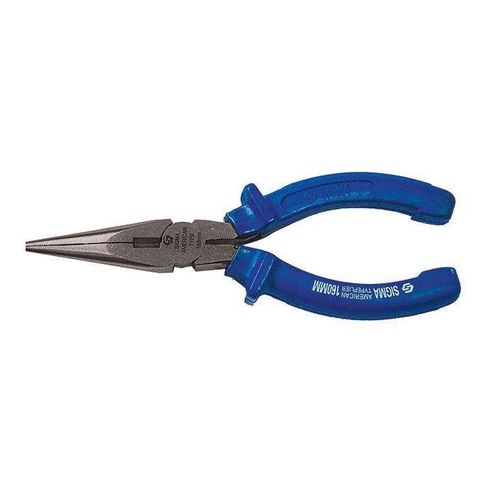 Плоскогубцы Sigma длинногубцы прямые 200мм синие (4357201) Фото