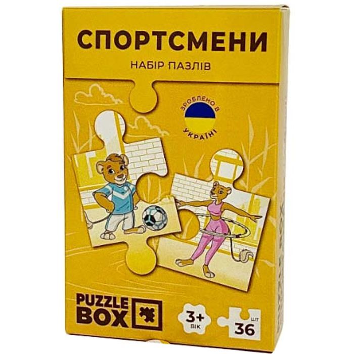Пазл JoyBand набор Спортсмены 36 элементов Фото
