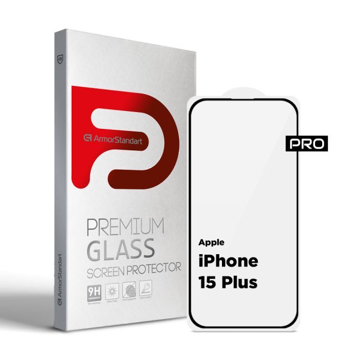 Стекло защитное Armorstandart Pro Apple iPhone 15 Plus Фото
