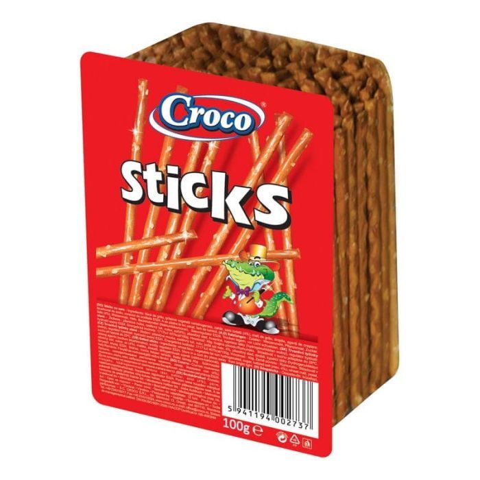 Соломка Croco Sticks соленая 100 г Фото