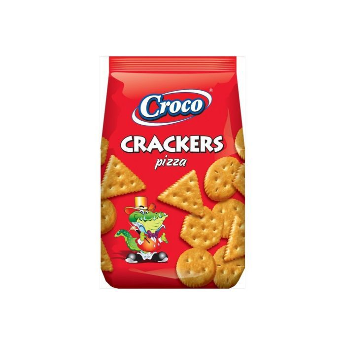 Печенье Croco Crackers со вкусом пиццы 100 г Фото