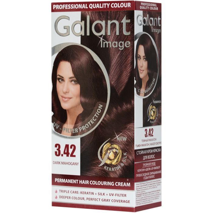 Краска для волос Galant Image 3.42 - Темный махагон Фото