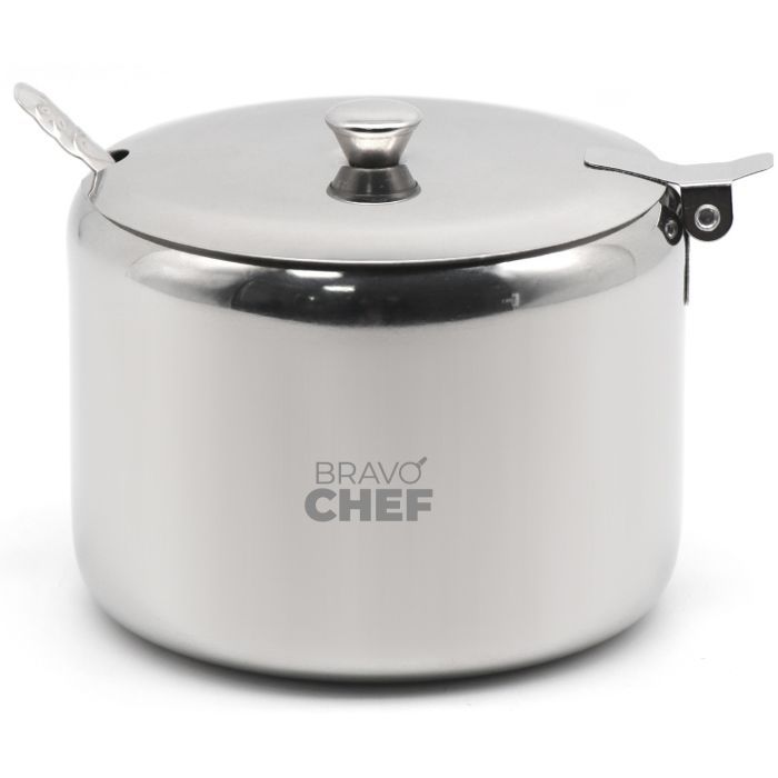 Сахарница Bravo Chef з ложкою 9.5 см Фото