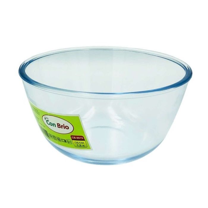 Салатник Con Brio скляний 190 мм 1,5 л Фото