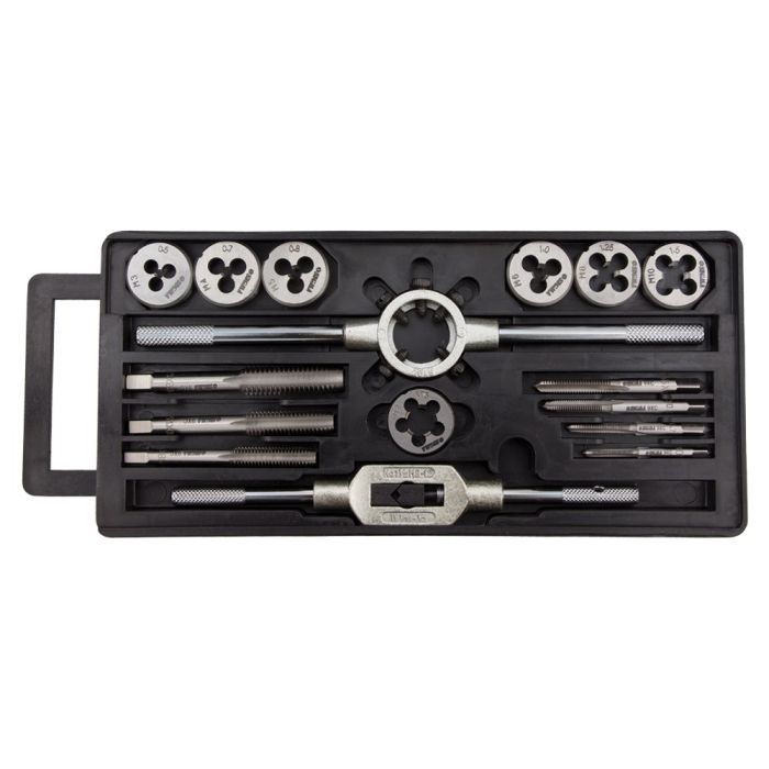 Набор метчиков и плашек Sigma 16 предм., пластиковий кейс Фото