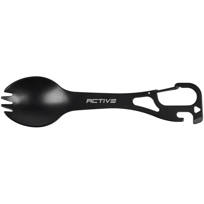Ложка-вилка туристическая Active Taller Black Фото