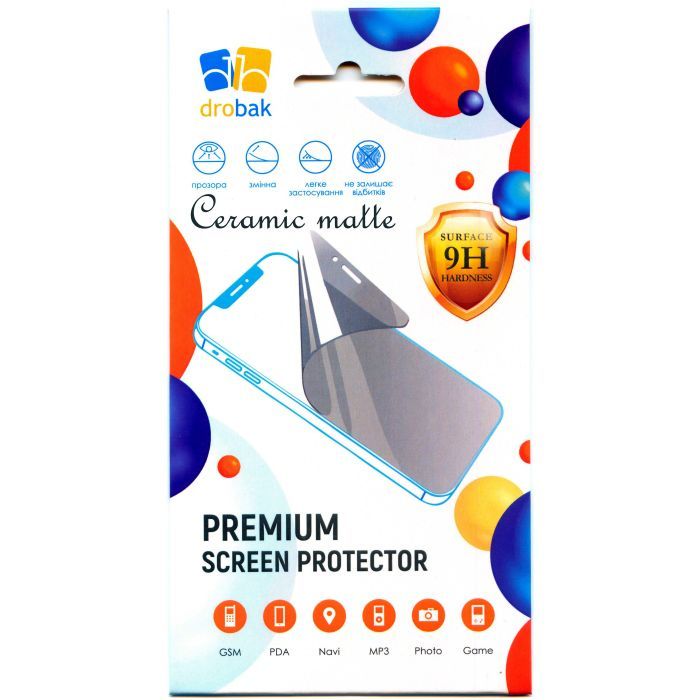 Стекло защитное Drobak Matte Ceramics Poco F4 Фото