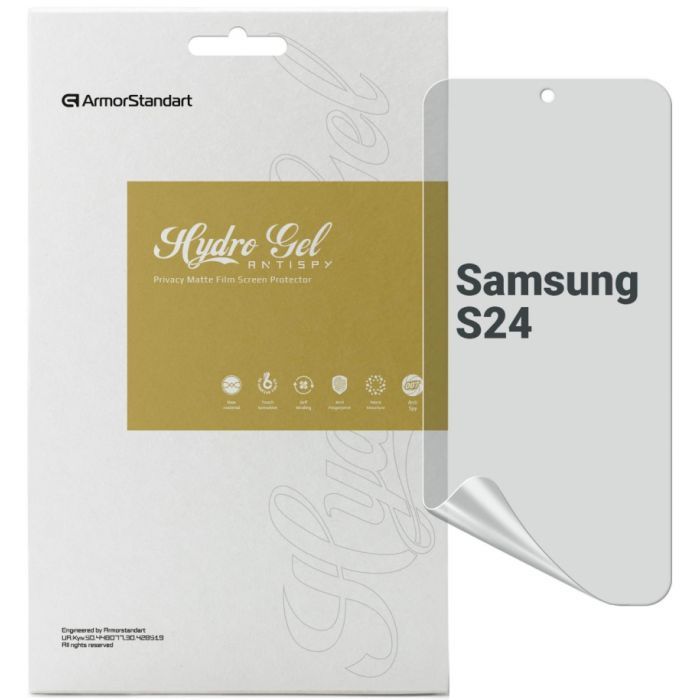 Пленка защитная Armorstandart Anti-spy Samsung S24 Фото