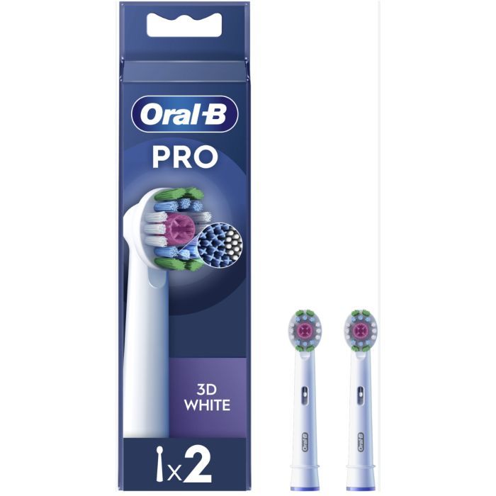 Насадка для зубной щетки Oral-B Pro 3D White, 2 шт Фото