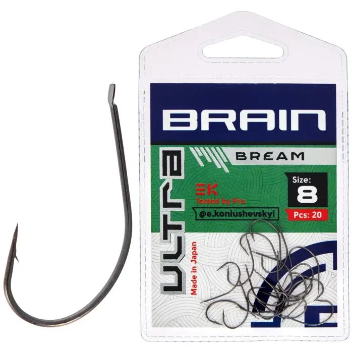 Крючок Brain Ultra Bream 8 (20шт/уп) Фото