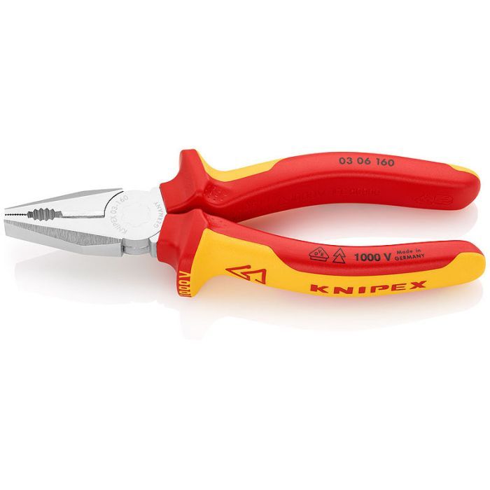 Плоскогубцы KNIPEX комбинированные диэлектрические VDE Фото