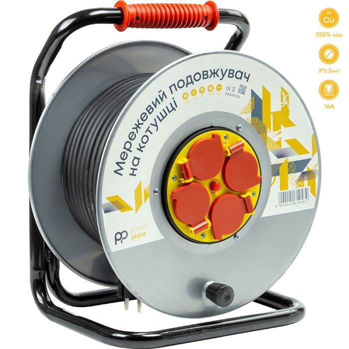 Сетевой удлинитель PowerPlant JY-20022/40, 40м Фото