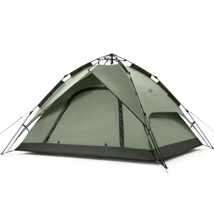 Палатка Naturehike тримісний автоматичний NH21ZP008 темно-зелений Фото