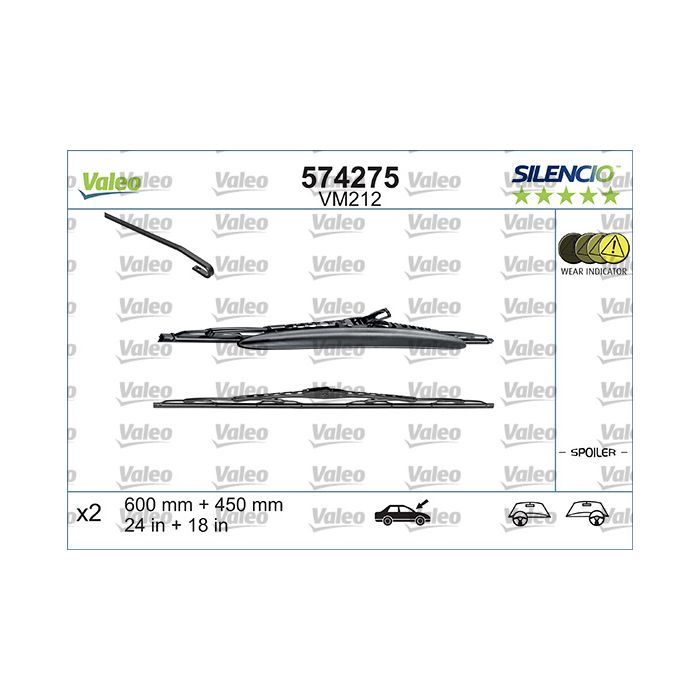 Щетка стеклоочистителя Valeo 574275 Фото