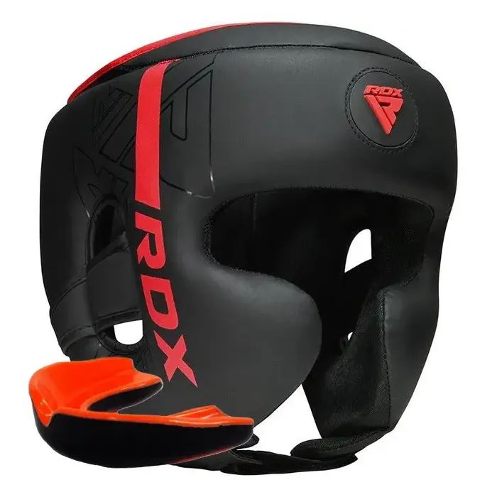 Боксерский шлем RDX F6 KARA Matte Red M Фото