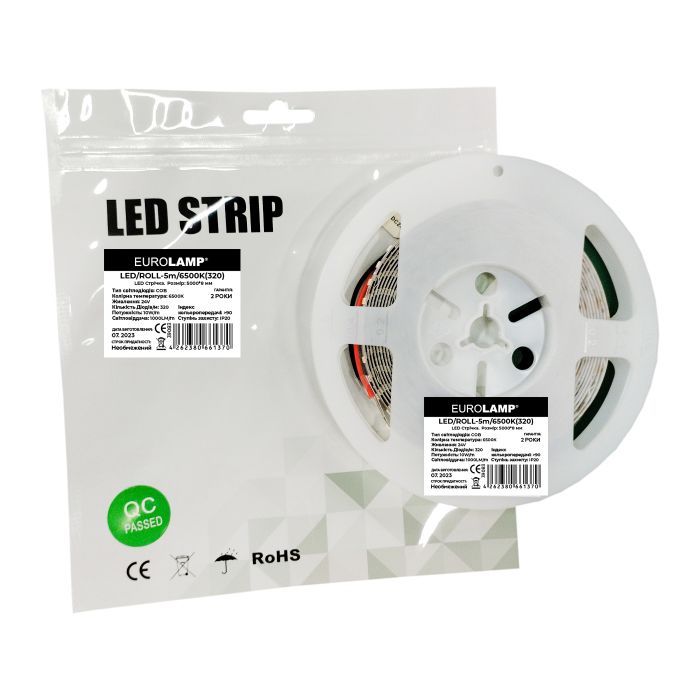 Светодиодная лента Eurolamp LED/ROLL 24V, 6500K 5м Фото
