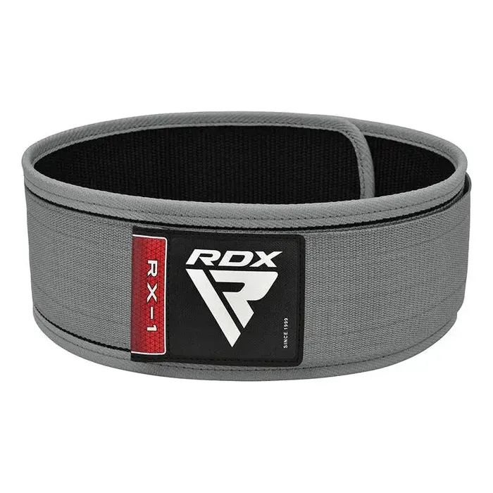 Атлетический пояс RDX RX1 Weight Lifting Belt Grey XL Фото
