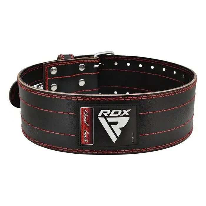 Атлетический пояс RDX для пауерліфтингу RD1 шкіряний Red M Фото