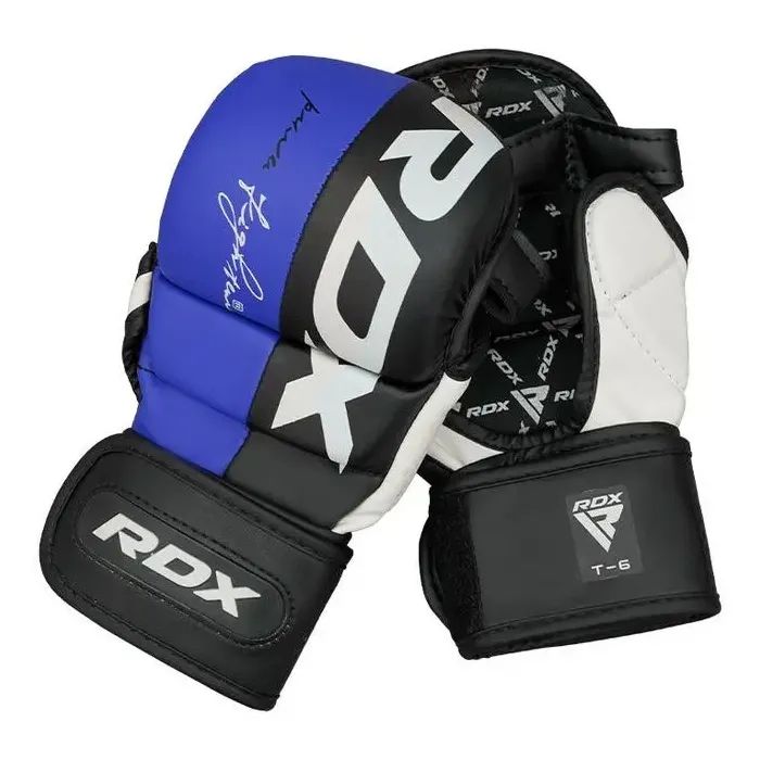 Перчатки для MMA RDX T6 Plus Rex Blue M Фото