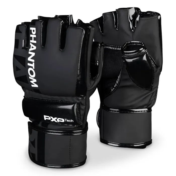 Перчатки для MMA Phantom Apex Hybrid Black S/M Фото