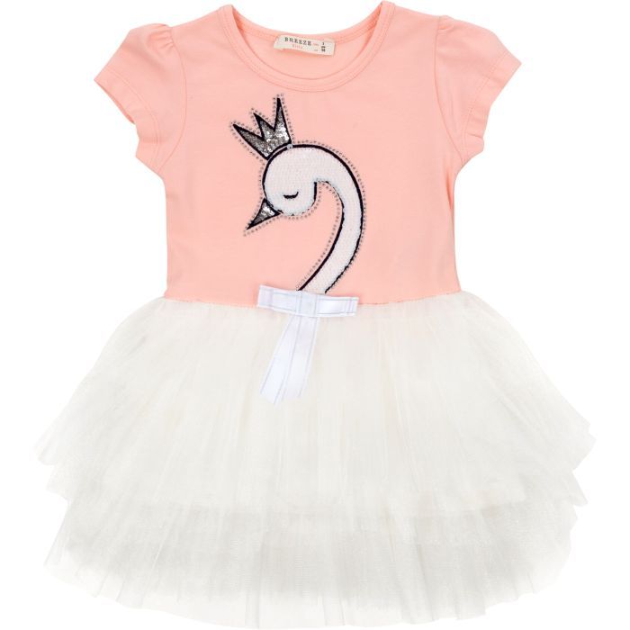 Платье детское Breeze с лебедем Фото