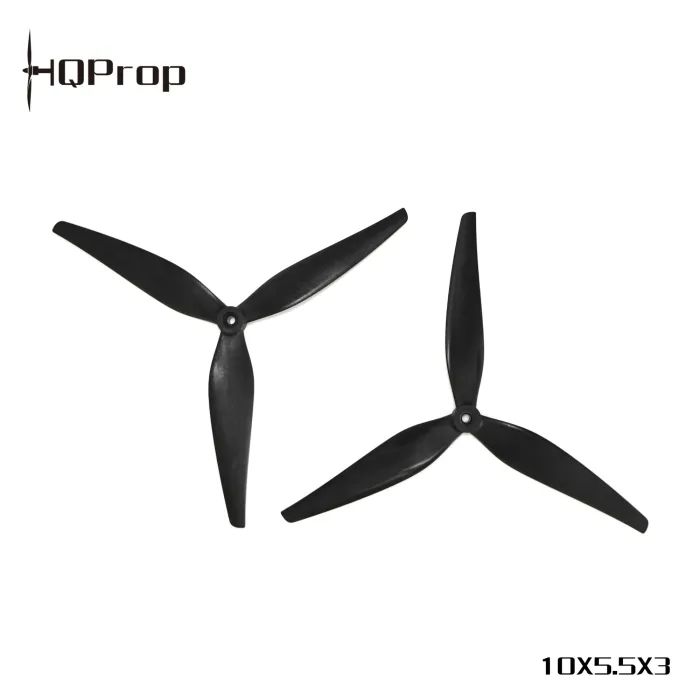 Пропеллер для дрона HQProp 10X5.5X3 2CW+2CCW Black Фото