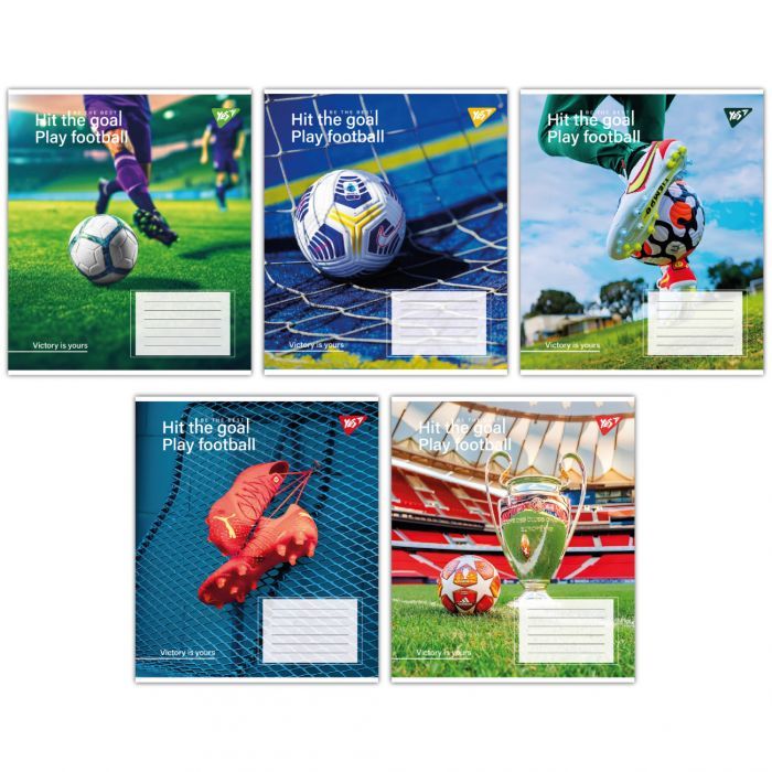 Тетрадь Yes Hit the goal 60 листов линия Фото