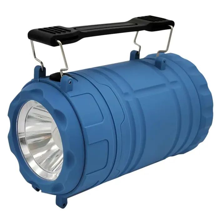 Фонарь Quantum Nice blue 1WLED + 3WCOB 3xAА Фото