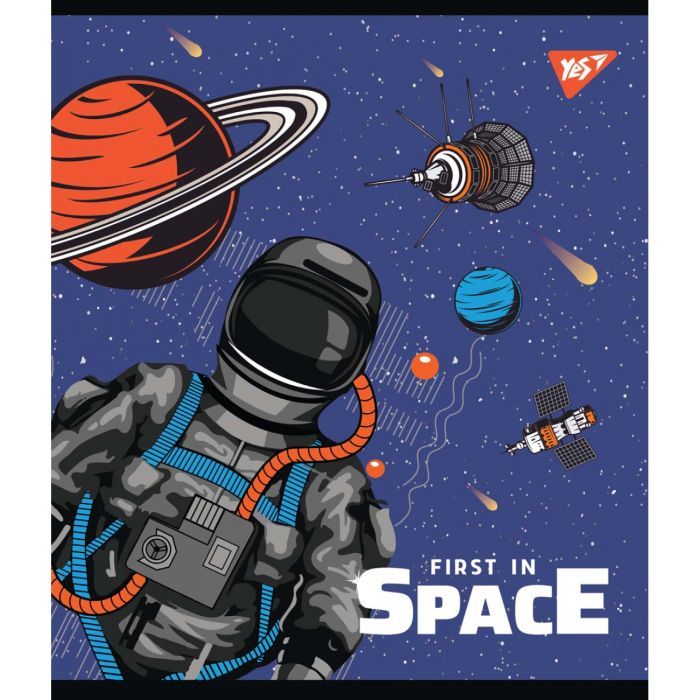 Тетрадь Yes А5 Galaxy Exploring 12 листов линия Фото