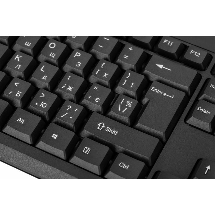 Комплект 2E MK401 USB UA Black Фото 5