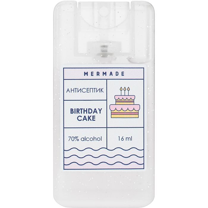 Антисептик для рук Mermade Birthday Cake 16 мл Фото
