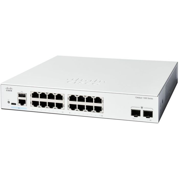 Коммутатор сетевой Cisco C1300-16T-2G Фото