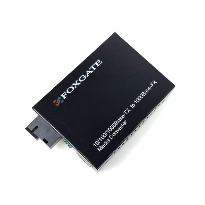 Медиаконвертер FoxGate EC-Q-1G-1SM-1550nm-20-LFP Фото