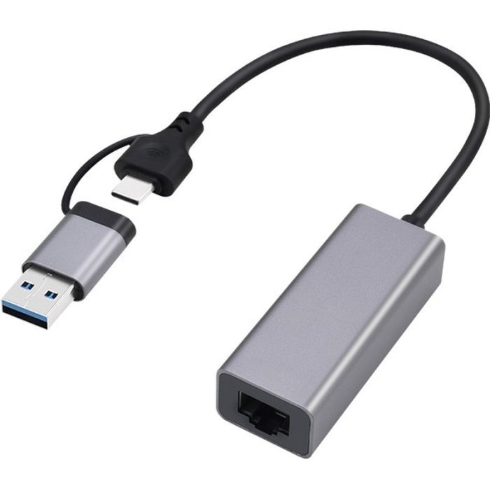 Адаптер Cablexpert USB-A /C to Lan 2.5 Gbit/s Фото