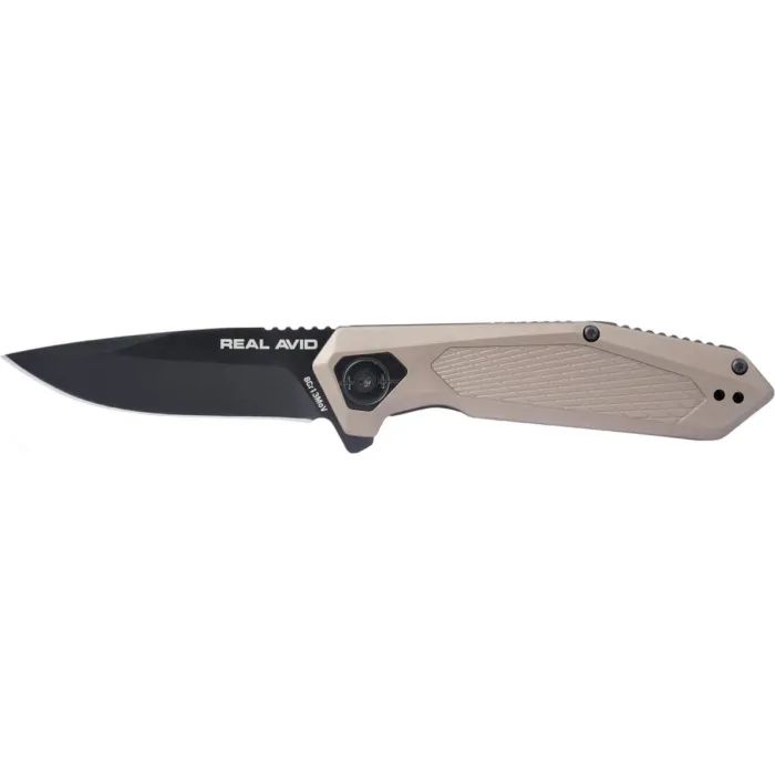 Нож Real Avid RAV-3 Black Oxide Aluminum + Steel Фото