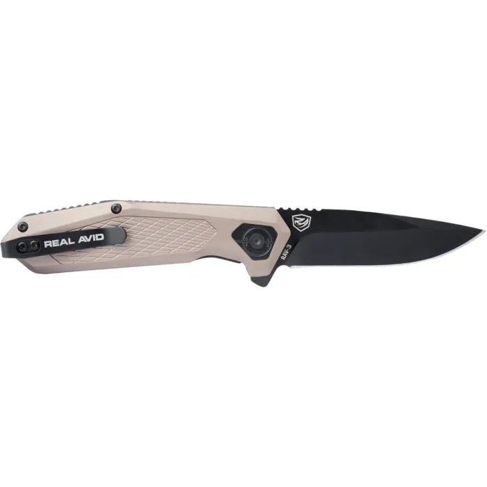 Нож Real Avid RAV-3 Black Oxide Aluminum + Steel Фото 1