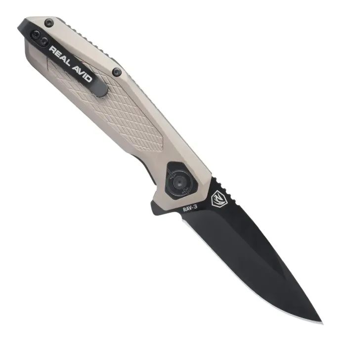 Нож Real Avid RAV-3 Black Oxide Aluminum + Steel Фото 3