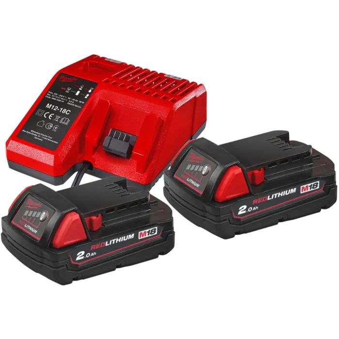 Набор аккумулятор + зарядное устройство Milwaukee Li-Ion M18 NRG-202 Фото