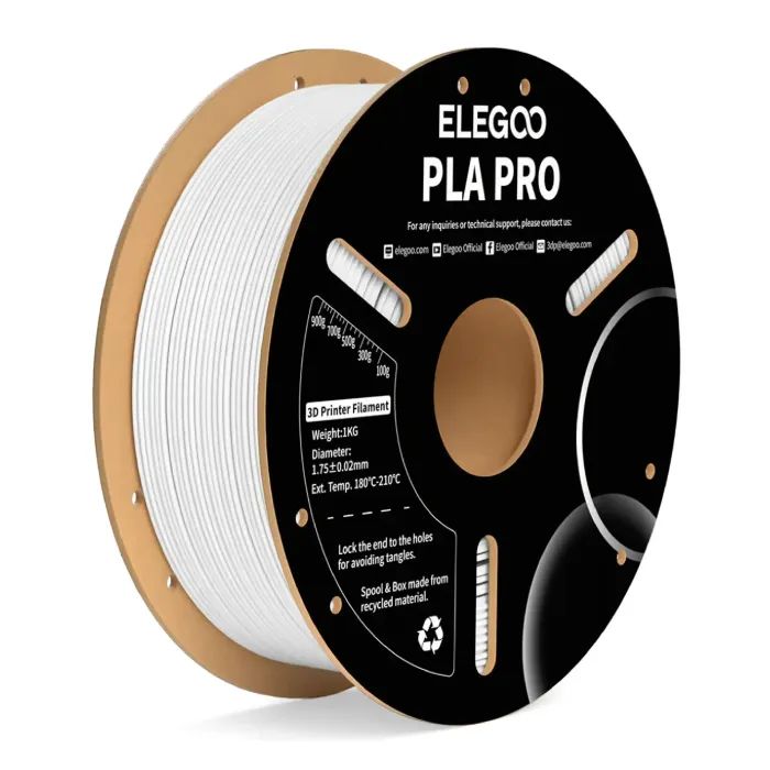 Пластик для 3D-принтера ELEGOO PLA PRO 1кг, 1.75мм, white Фото